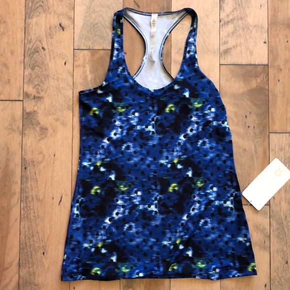 lululemon athletica Tops - BNWT Lululemon racer back tank blue size 10
